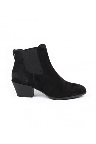 Boot Hogan "Texano" noir pour femme