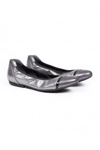 Ballerinas Hogan "Wrap" steel color for women