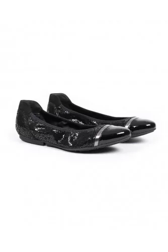 Ballerinas Hogan "Wrap" black for women