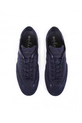 Basket Hogan "Olympia" bleu marine pour homme