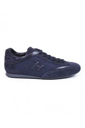 Basket Hogan "Olympia" bleu marine pour homme