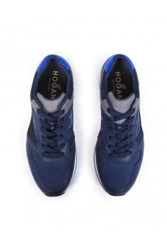 Sneakers Hogan "321" navy blue/grey/black for men