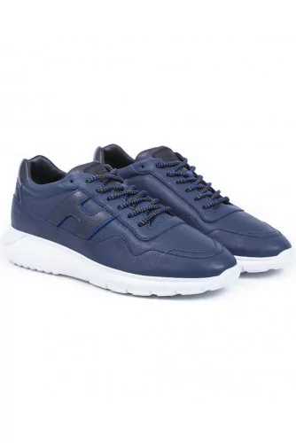 Sneakers Hogan "I Cube" navy blue for men