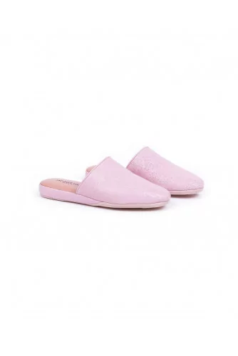 indoor mules Jacques Loup pink for women