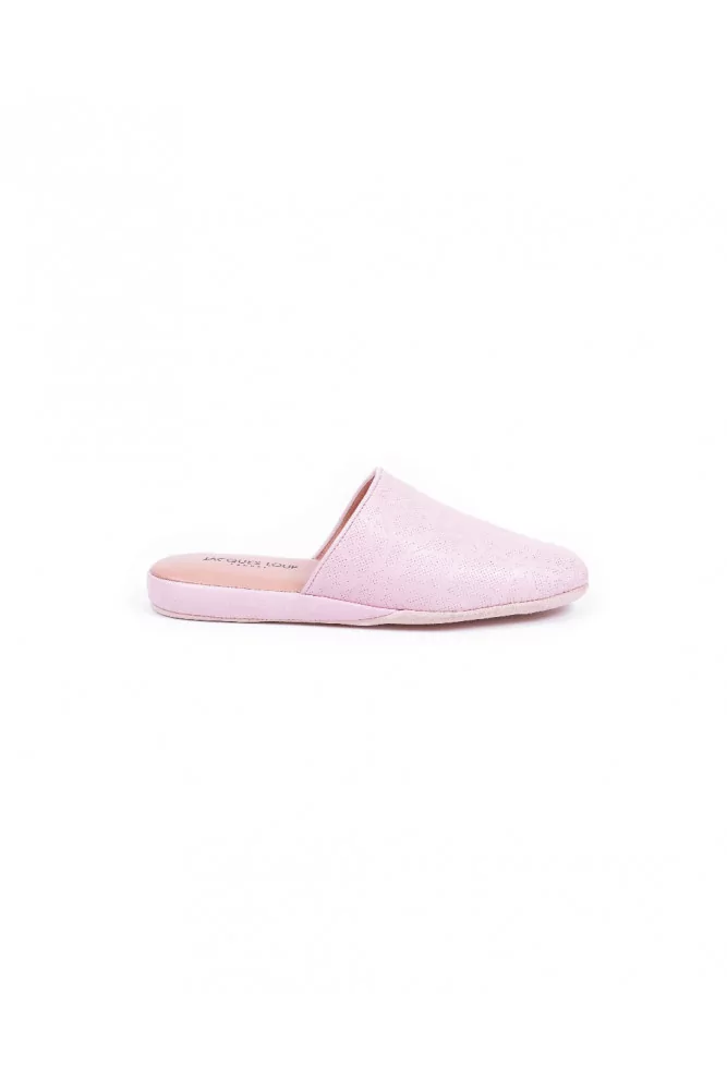 indoor mules Jacques Loup pink for women