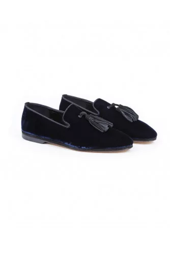 Moccasins Jacques Loup navy blue/black for men