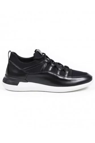 Basket Tod's "Sportivo Light" noir semelle blanche pour homme