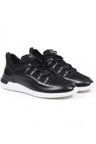 Basket Tod's "Sportivo Light" noir semelle blanche pour homme