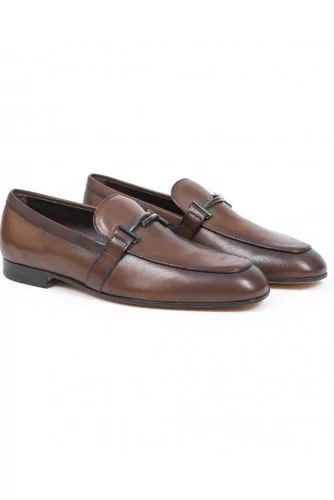 Loafers Tod's brown in leather for men