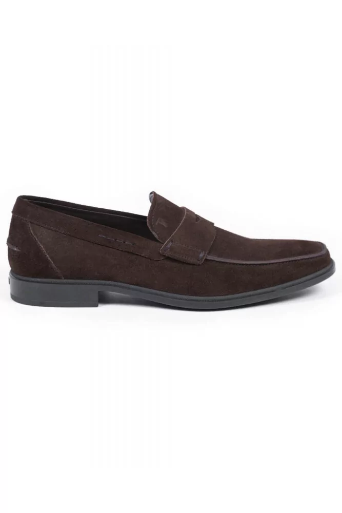 Mocassin Tod's "New Gomma" avec patte marron pour homme