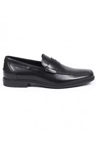 New Gomma Sottile - Natural leather Loafers with penny strap