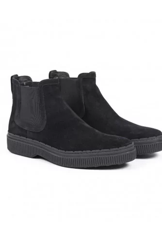 Boots Tod's "Winter Gomini" black with elastic on the side for men