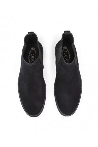 Boots Tod's "Winter Gomini" black with elastic on the side for men