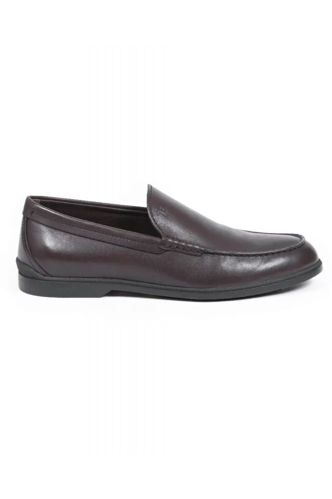 Mocassin Tod's "Casual Business" marron empeigne lisse pour homme