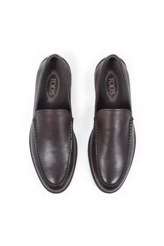 Mocassin Tod's "Casual Business" marron empeigne lisse pour homme