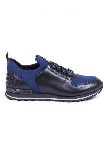 Basket Tod's "Running Scuba" noir-bleu pour homme