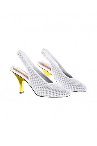 White cut shoes Marni for women