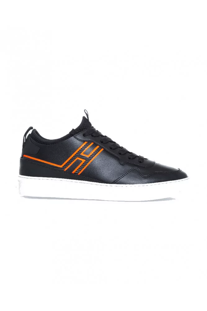 Tennis Hogan "Cassetta" noir-orange pour homme