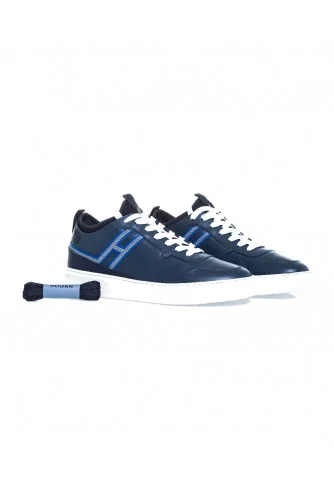 Navy bleu sneakers Hogan "Cassetta Chaussette' for men