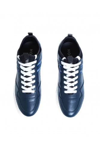 Navy bleu sneakers Hogan "Cassetta Chaussette' for men