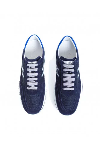 Navy blue sneakers "Interactive" Hogan for men