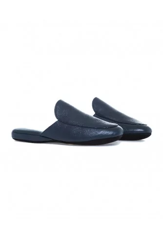 Indoor slippers Jacques Loup blue for men
