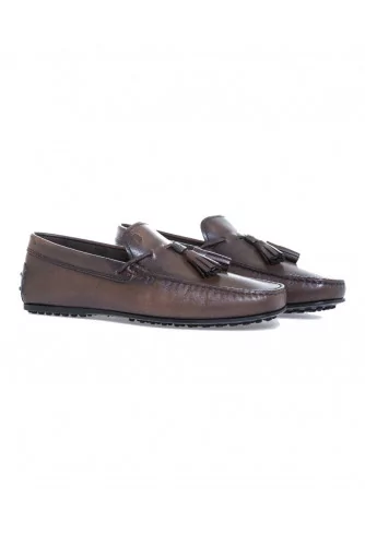 Achat Moccasins Tod's brown with tassels for men - Jacques-loup