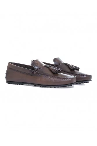 Moccasins Tod's brown with tassels for men