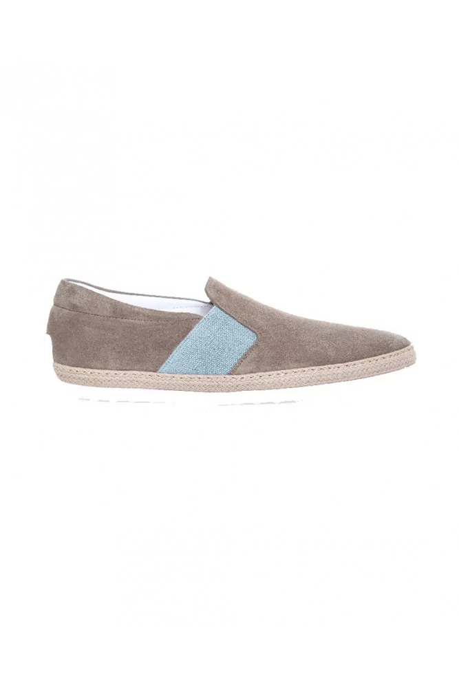 Slip-on shoes Tod's "Pantofola Cassetta" taup/beige for men