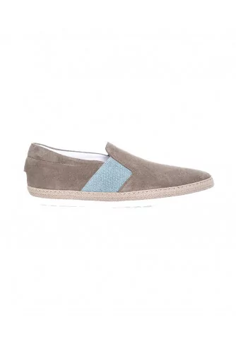 Slip-on shoes Tod's "Pantofola Cassetta" taup/beige for men