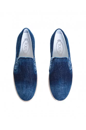 Sans gêne Tod's "Pantofola" jean bleu marine pour homme