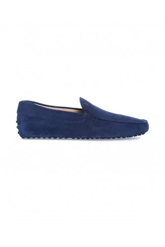 Pantofola - Suede moccasins with smooth upper