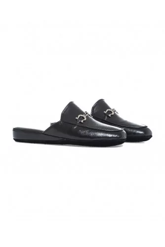 Mule Line Loup "Ludovic" noir pour homme