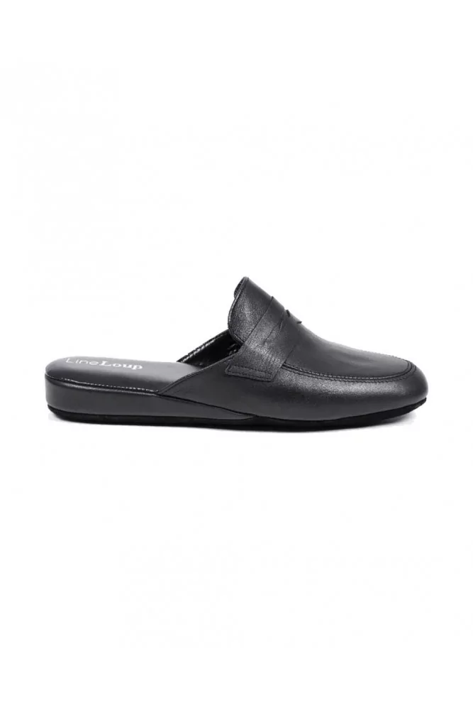 Mule Line Loup "Jacques" noir pour homme