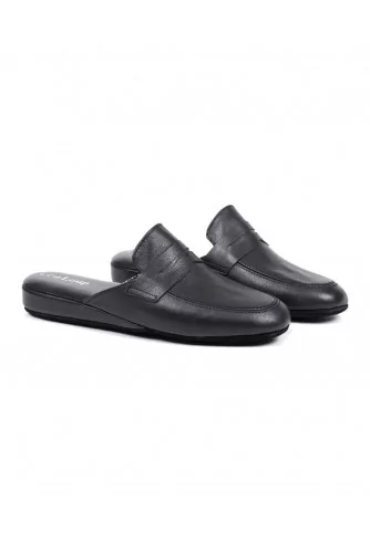 Mule Line Loup "Jacques" noir pour homme