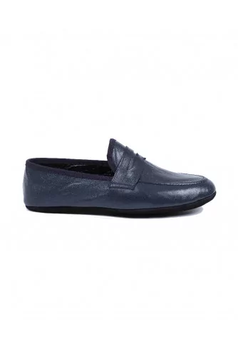 Achat Indoor loafers  Line Loup Roby navy blue for men - Jacques-loup