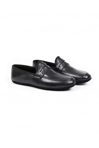 Mocassin Line Loup "Roby" noir pour homme