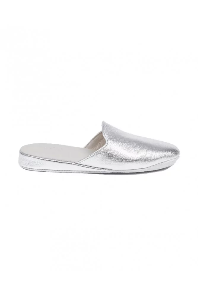 Mule Line Loup "Linette" argent pour femme