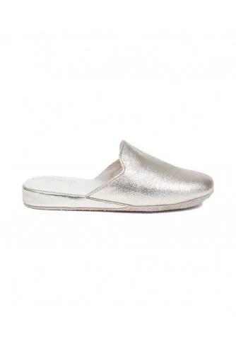 Linette - Leather indoor mules with smooth upper 35