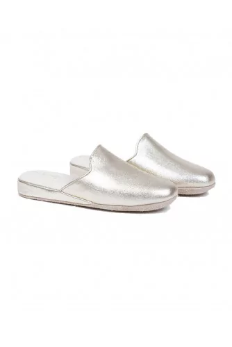 Indoor mules Line Loup "Linette" gold for women