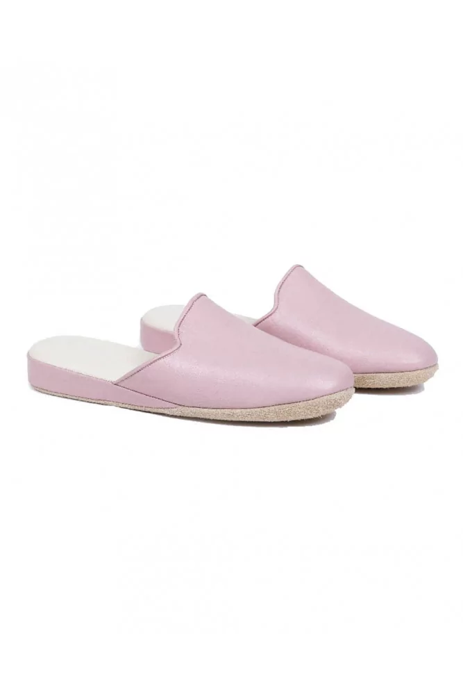Linette Leather indoor mules with smooth upper 35