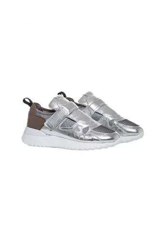 Achat Sneakers Tod's silver with velcro strap for women - Jacques-loup