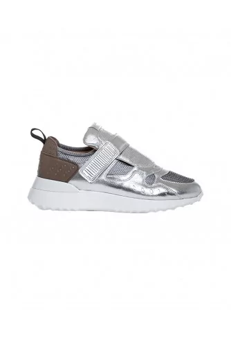 Achat Sneakers Tod's silver with velcro strap for women - Jacques-loup
