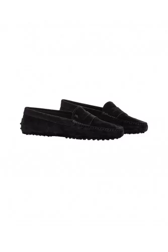 Moccasins Tod's black with penny strap for women