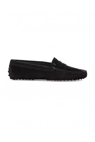 Moccasins Tod's black with penny strap for women