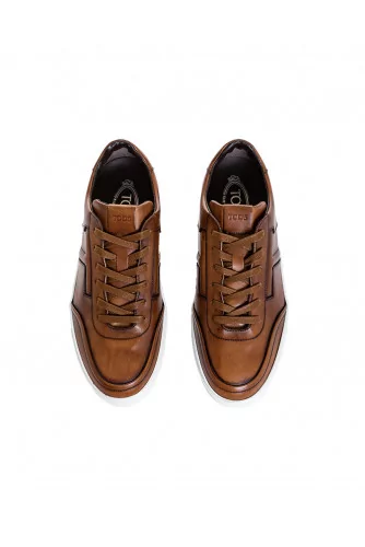 Sneakers Tod's "Nuovo Cassetto Sportivo" cognac color for men