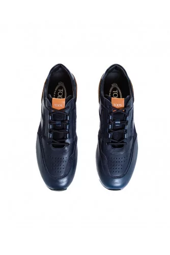 Sneakers Tod's "Sportivo Luxury" navy blue/cognac for men