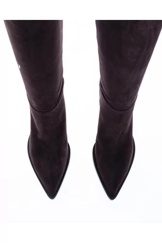 Achat Suede high boots Texan style 70 - Jacques-loup
