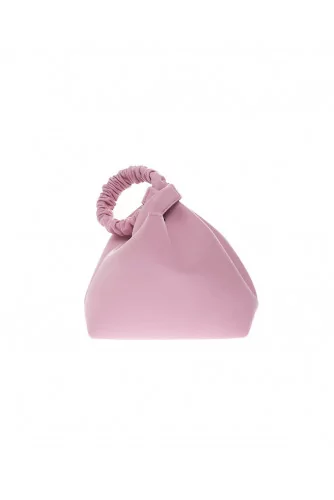Vanity S - Little leather bag like a pink bracelet