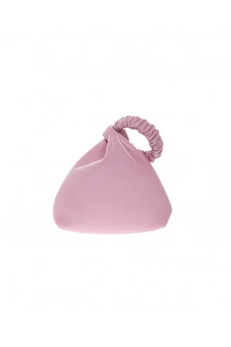 Vanity S - Little leather bag like a pink bracelet